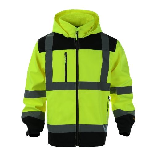 Bacca Sports Construction Reflective Clothes Safety Reflective Jacket High Visibility Workwear Safety Workers Bomber Waterproof Jacket